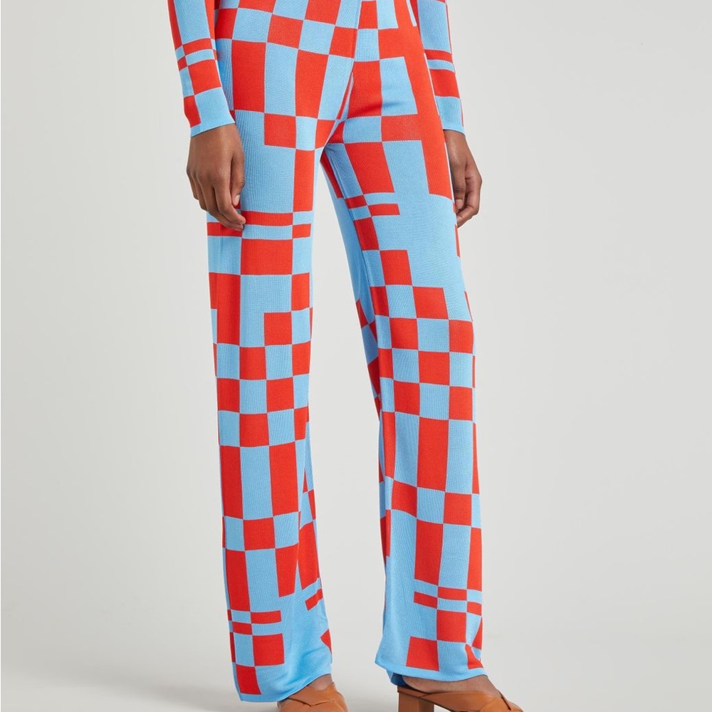 Paloma Wool Puerto Red/ Blue Trousers